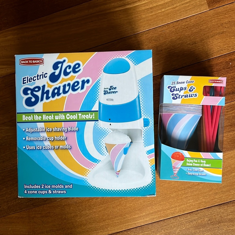 Electric ice shaver